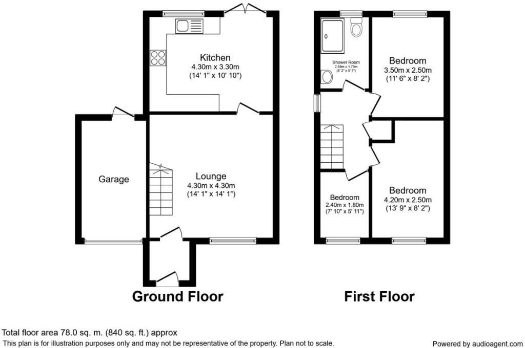 12, Fieldfare Close floorplan