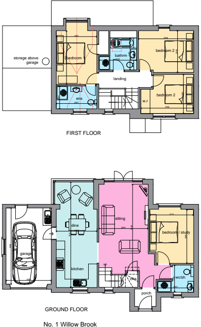 1 Willow Brook, Embleton, Cockermouth, Cumbria, CA13 9YA floorplan