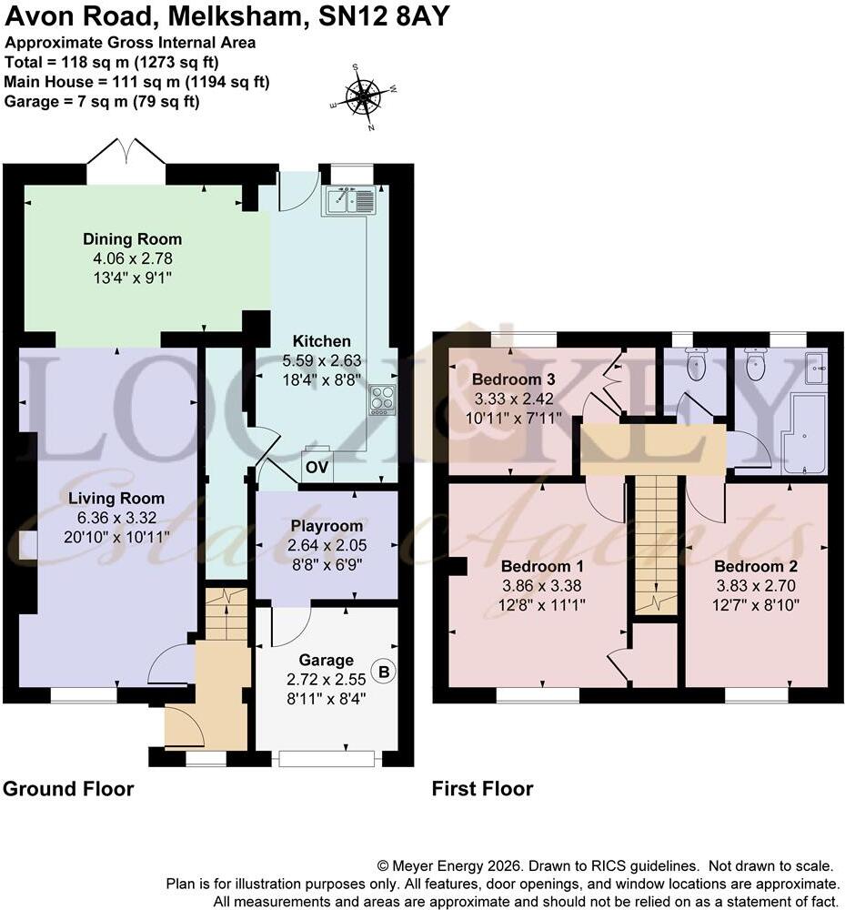 Avon Road, Melksham floorplan