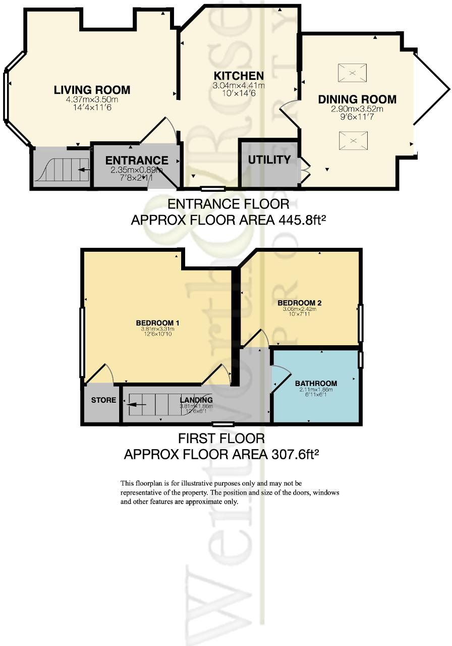 Park Hill Road, Harborne, Birmingham, West Midlands, B17 9HJ floorplan