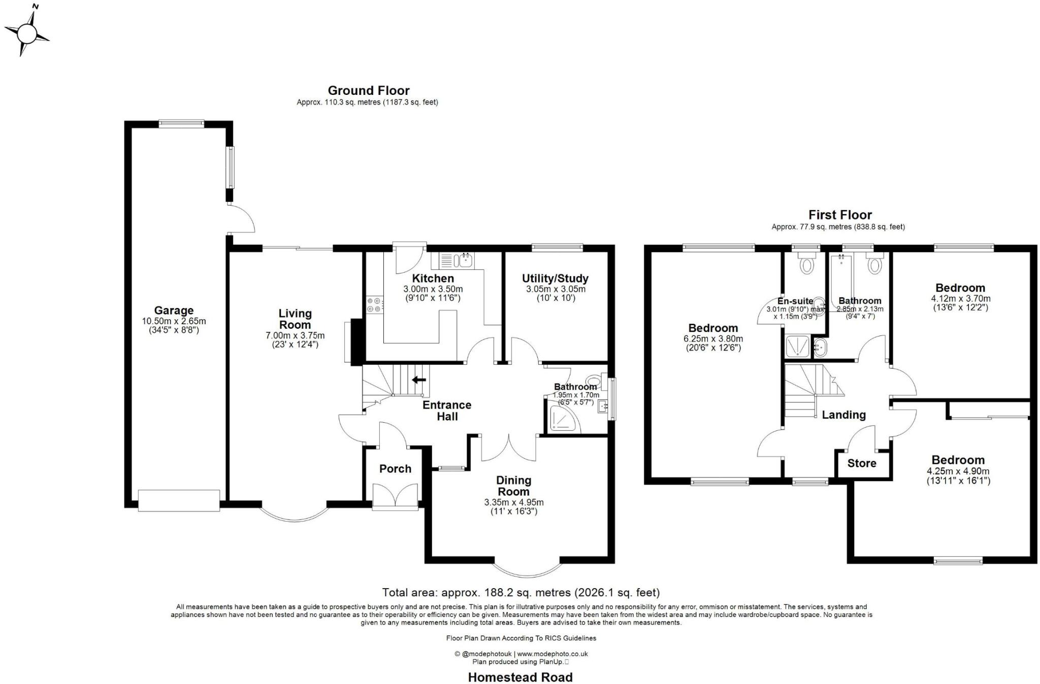 Homestead Road, Ramsden Bellhouse, Billericay floorplan