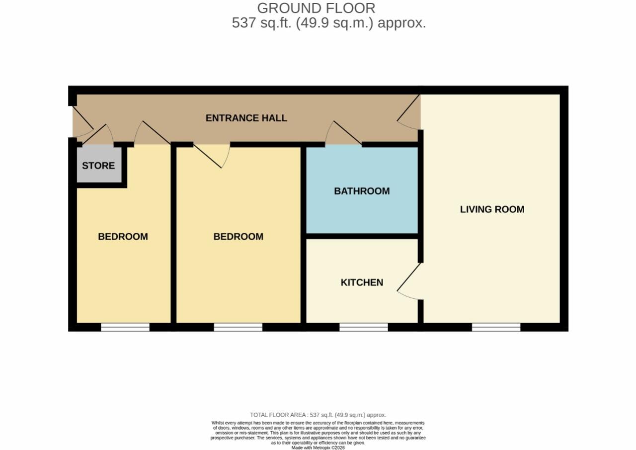 Kingfisher Court, 1 Clarkes Lane, WV13 floorplan