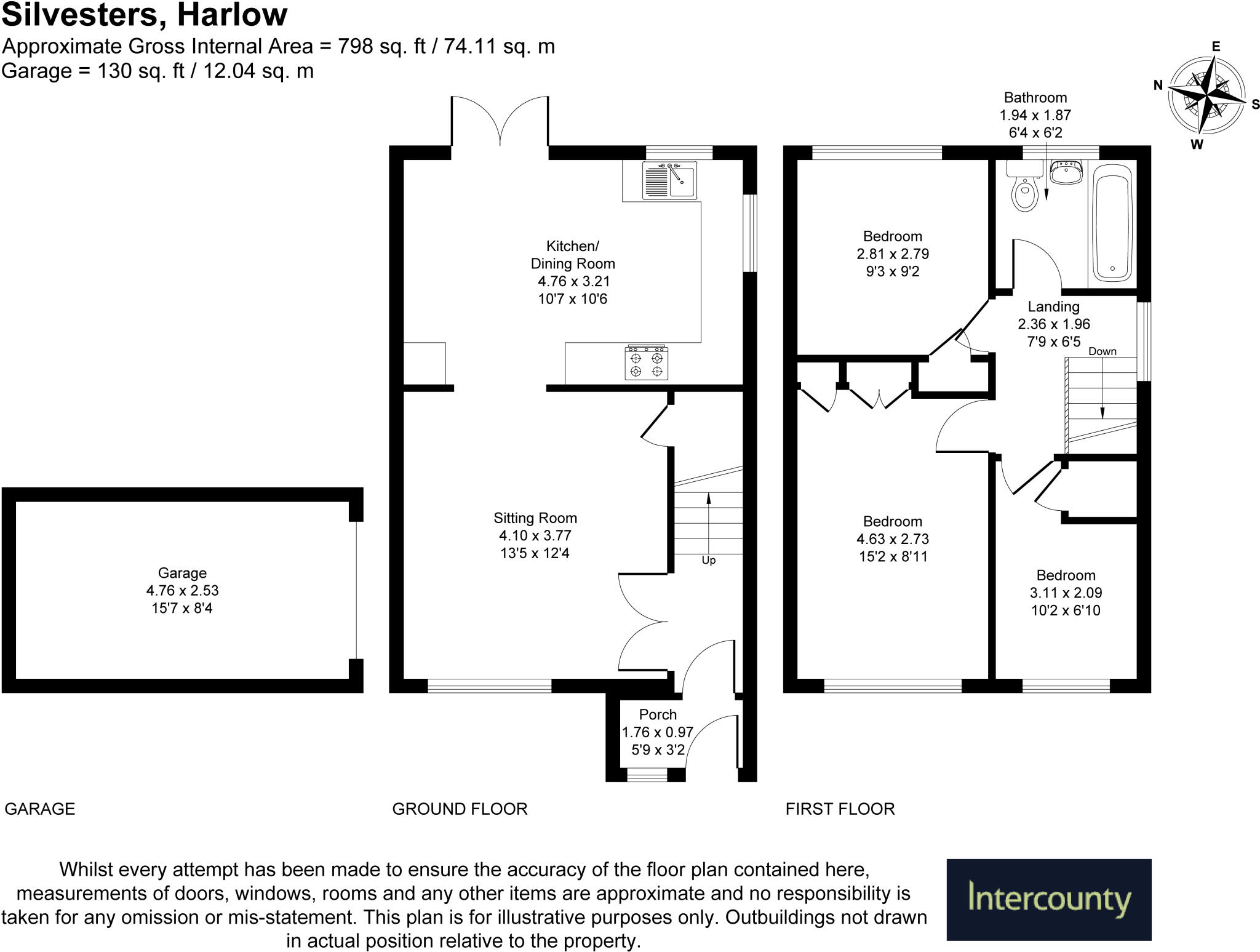 Silvesters, Harlow, Essex, CM19 floorplan