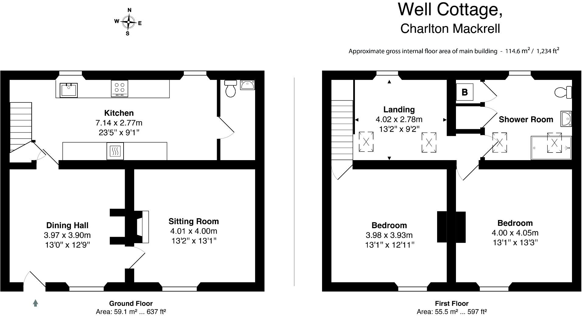 Outskirts of Charlton Mackrell floorplan