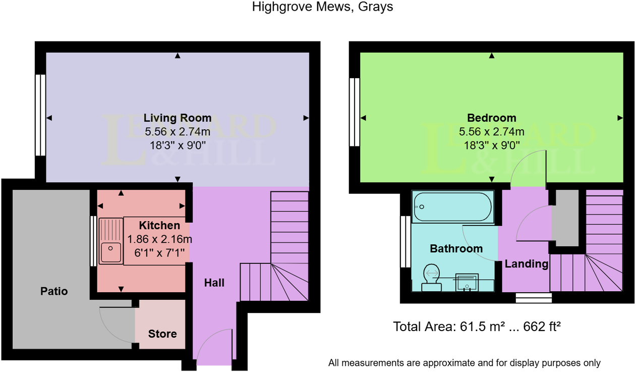 Highgrove Mews, Grays, RM17 6XD floorplan