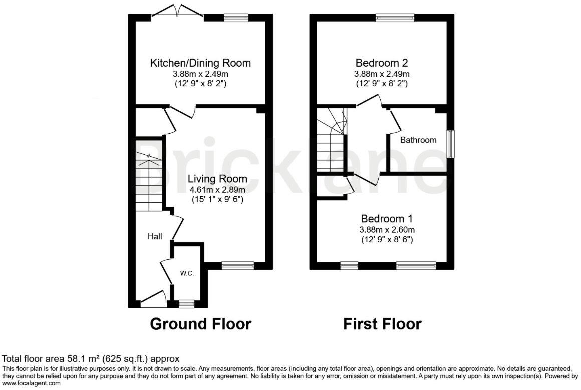 Dana Close, Weldon, Corby floorplan