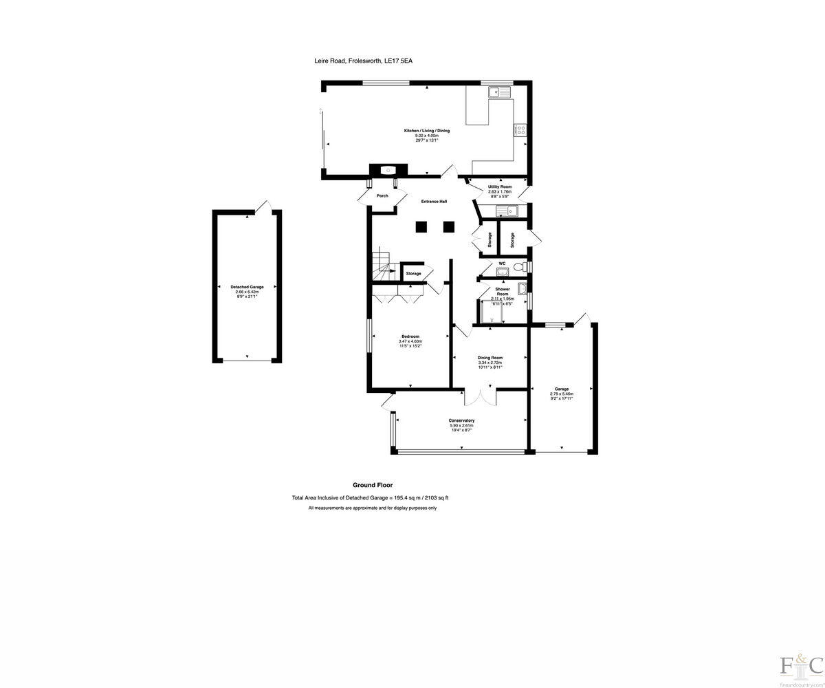 Leire Road, Frolesworth, LE17 floorplan