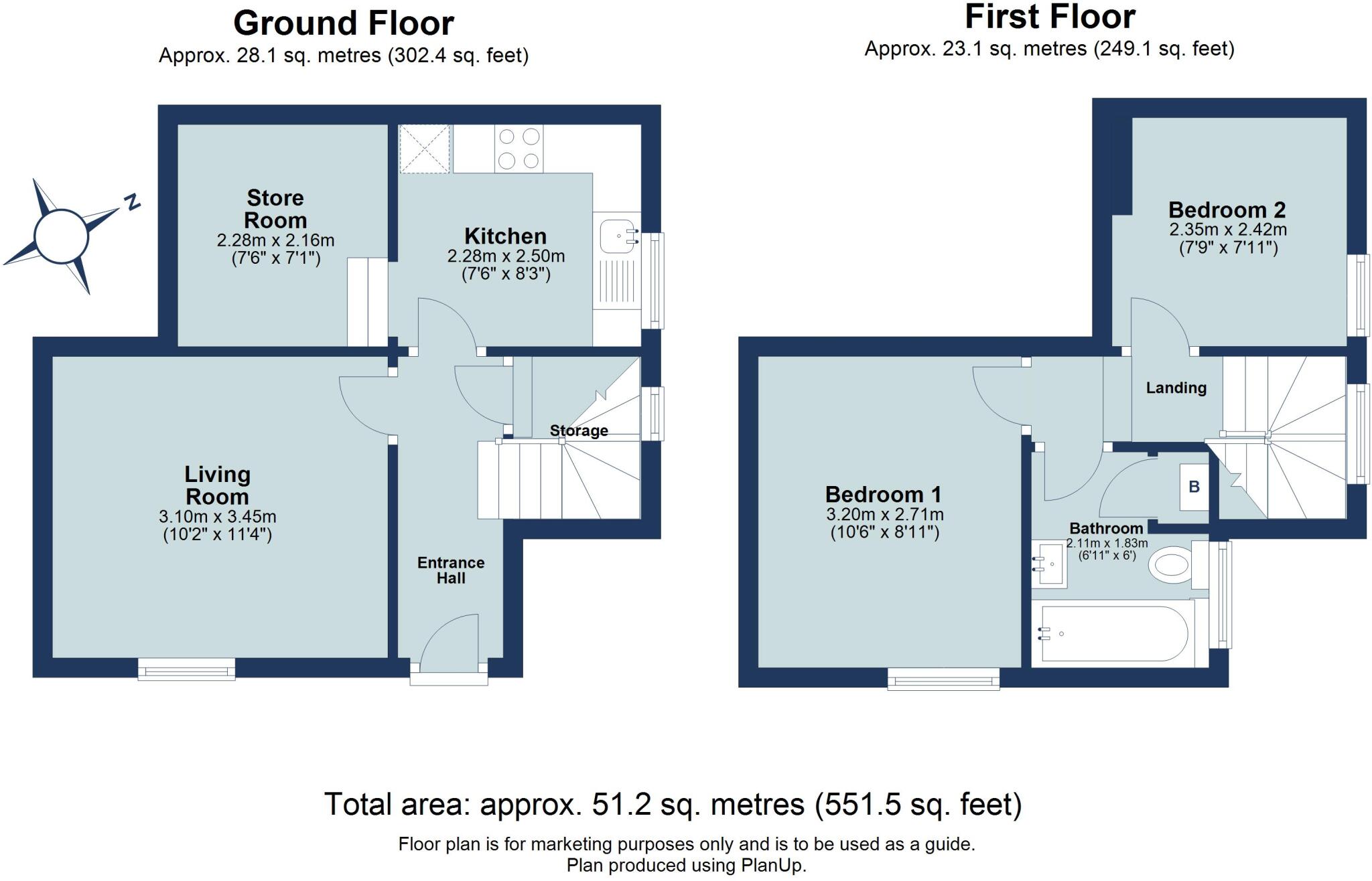 St. Stephens Hill, St. Albans, Hertfordshire, AL1 floorplan