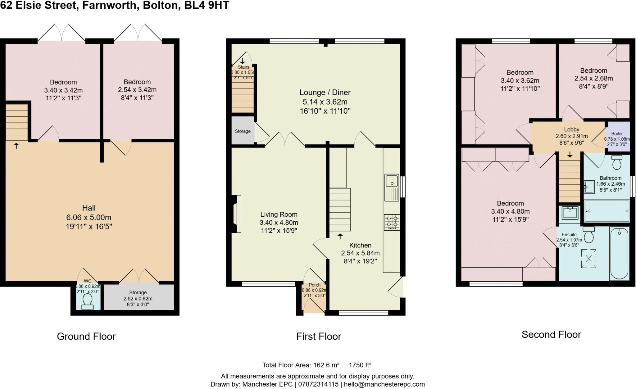Elsie Street, Farnworth, Bolton, BL4 9HT floorplan