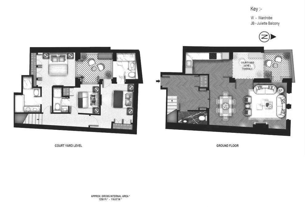 Prince of Wales Terrace London W8 floorplan