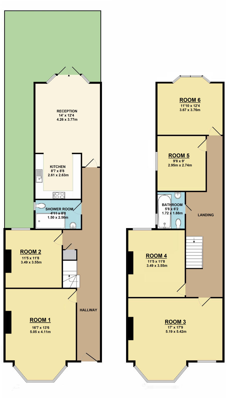 Brownlow Road, Bounds Green, London, N11 floorplan