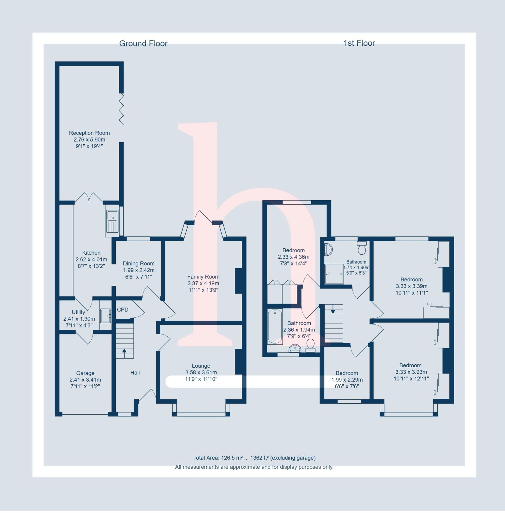 Grainger Avenue, Prenton, CH43 floorplan
