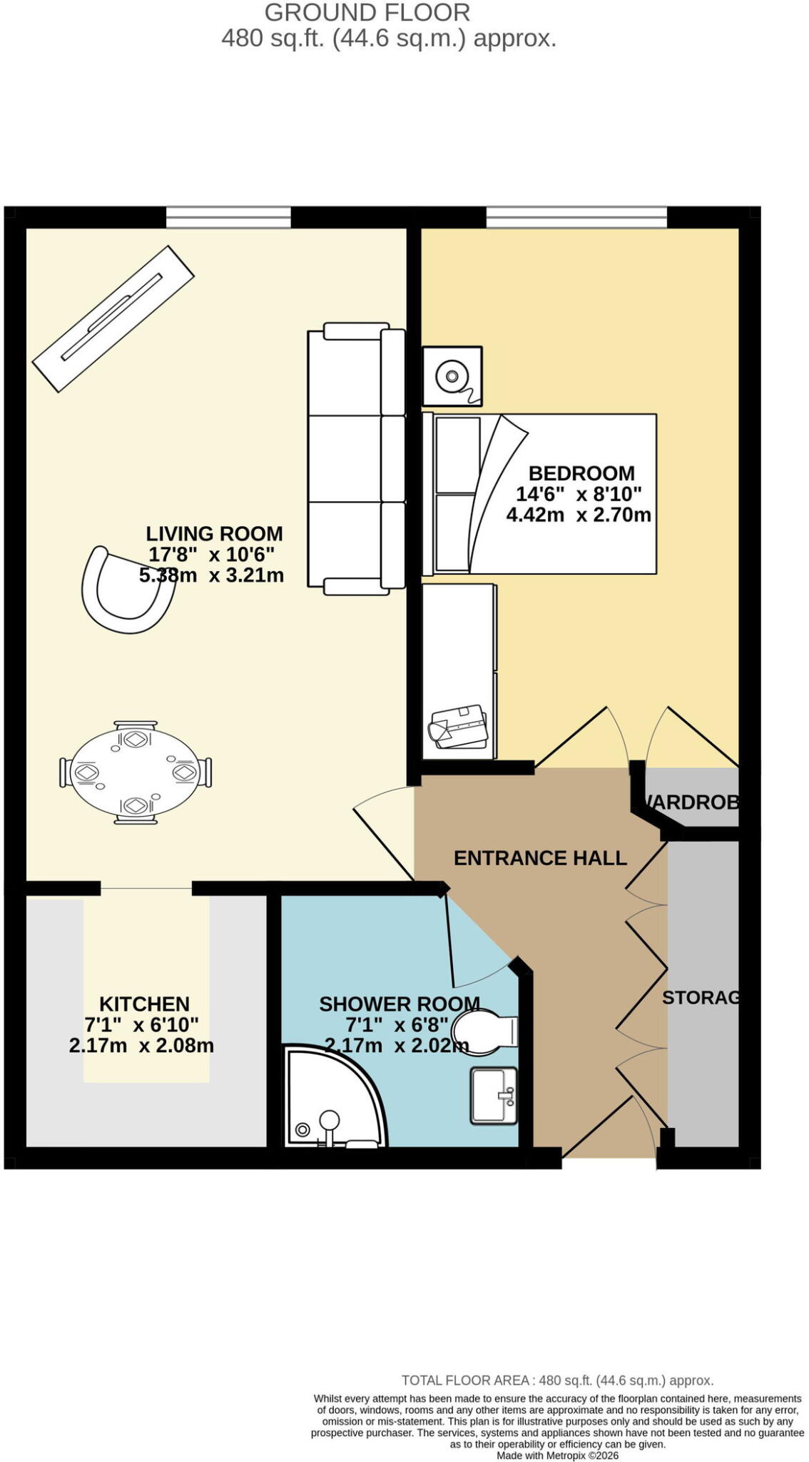 Larchwood, The Crescent, Cheadle floorplan