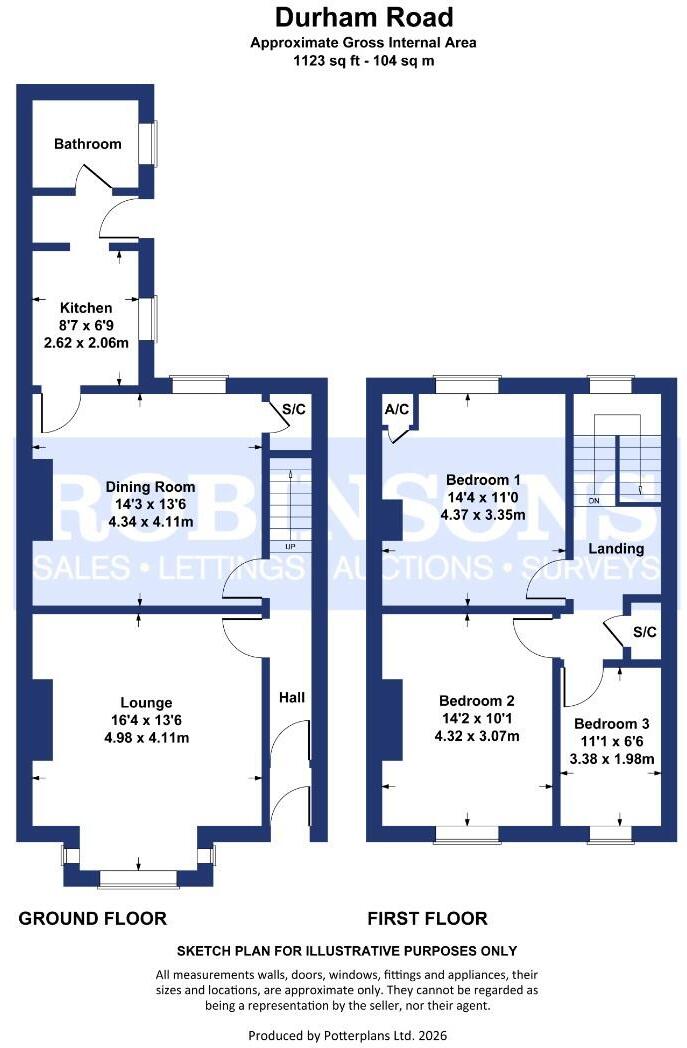 Durham Road, Spennymoor floorplan