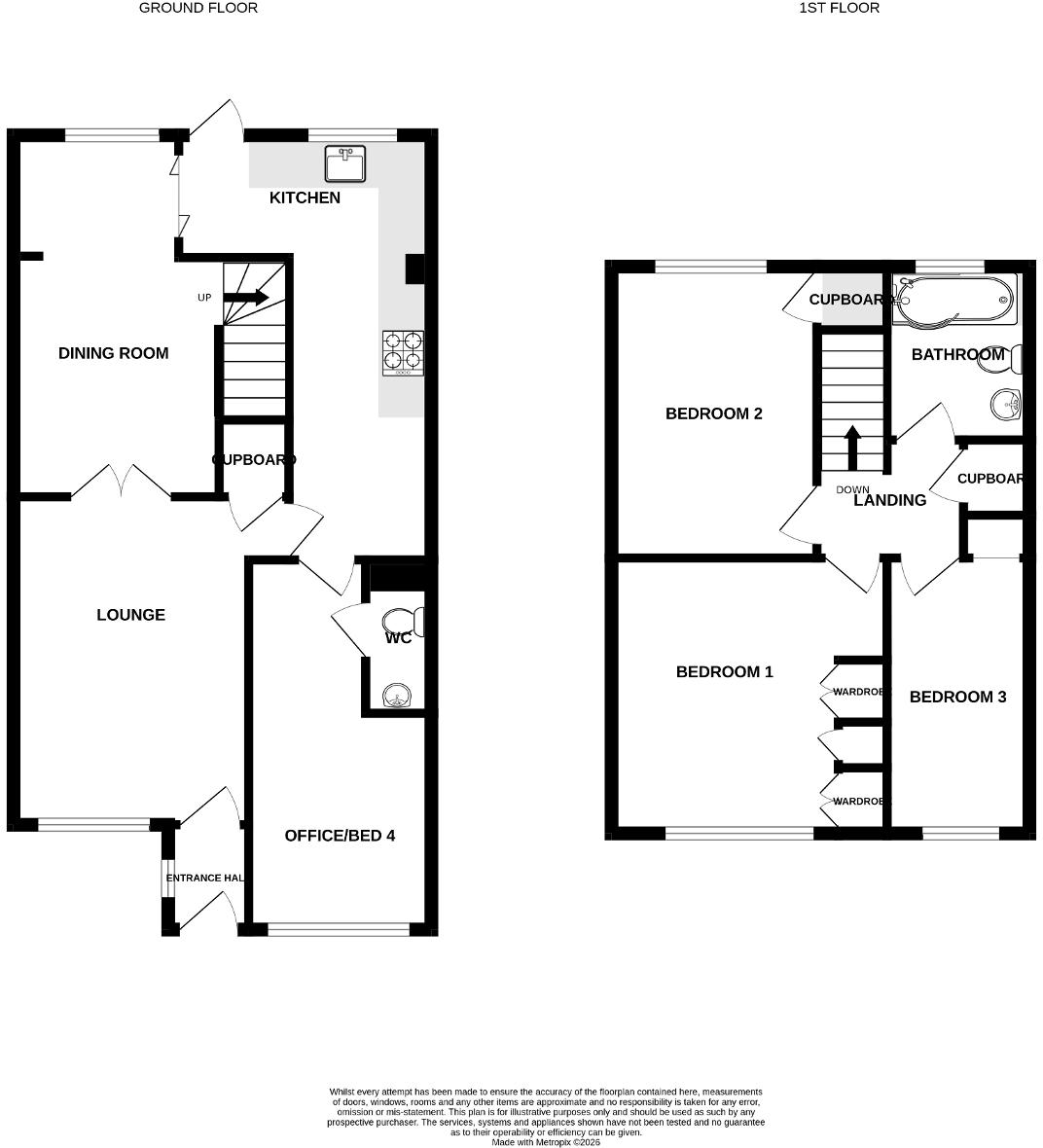 Shardlow Close, Fenpark, Stoke On Trent, ST4 2NZ floorplan