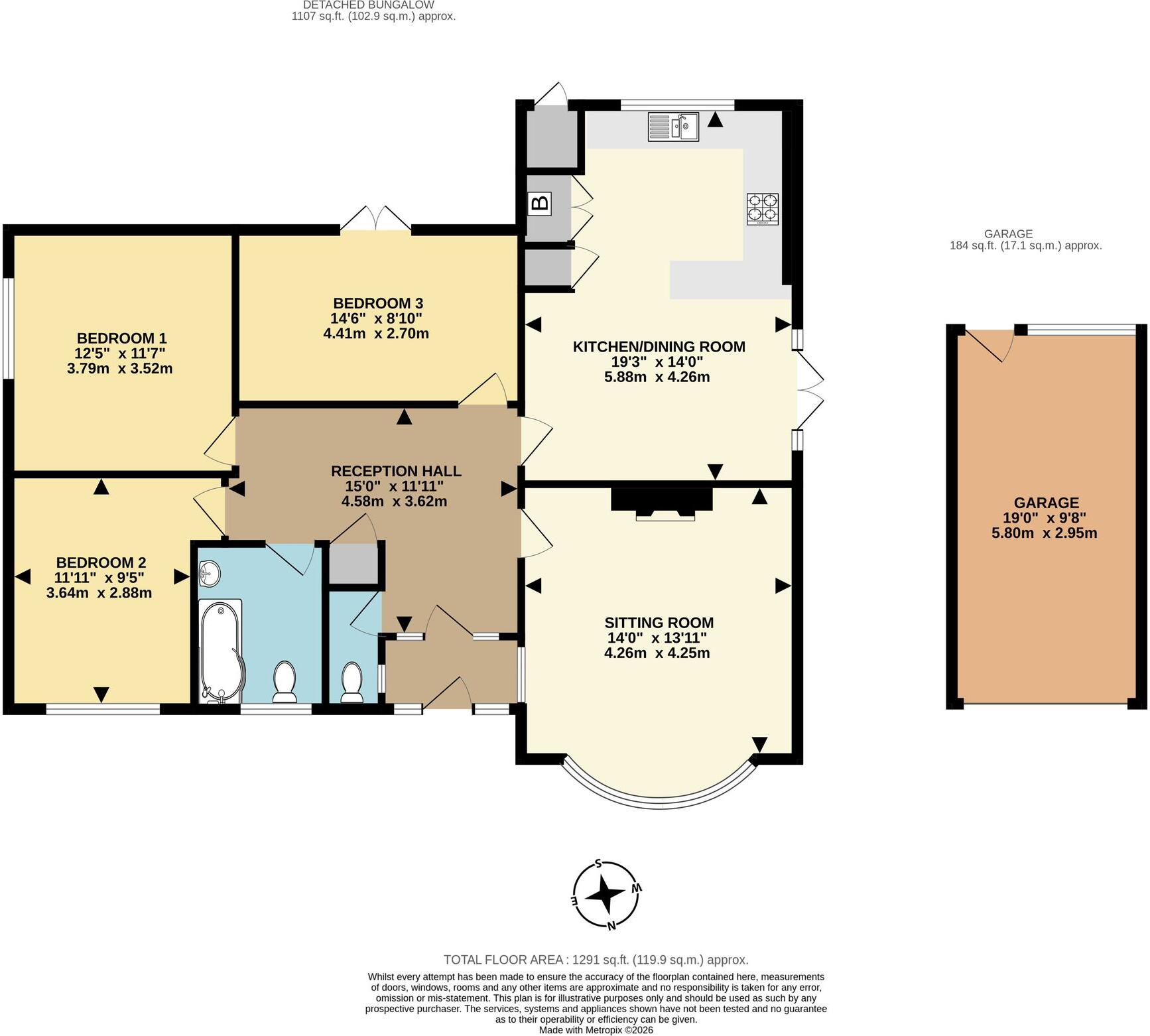 Daddyhole Road, Torquay floorplan