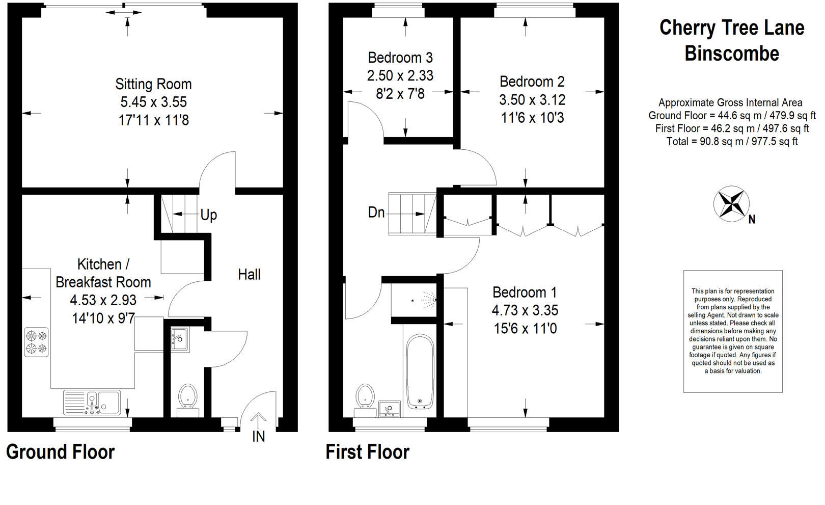 Cherry Tree Lane, Godalming floorplan