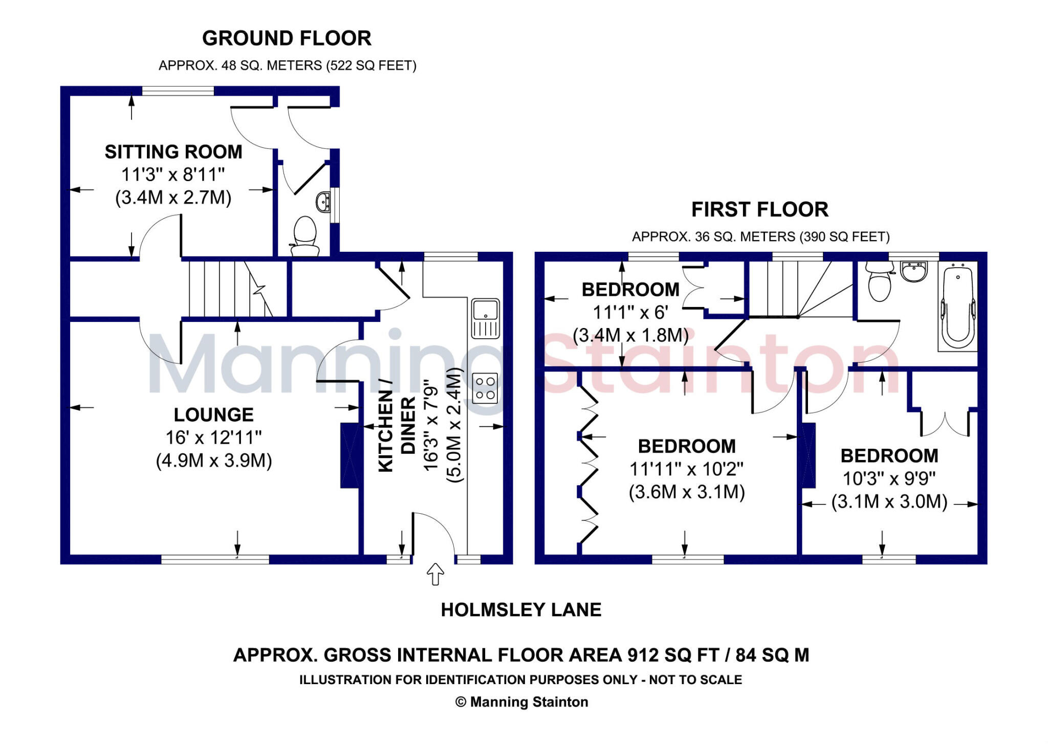 Holmsley Lane, Woodlesford, Leeds, West Yorkshire floorplan