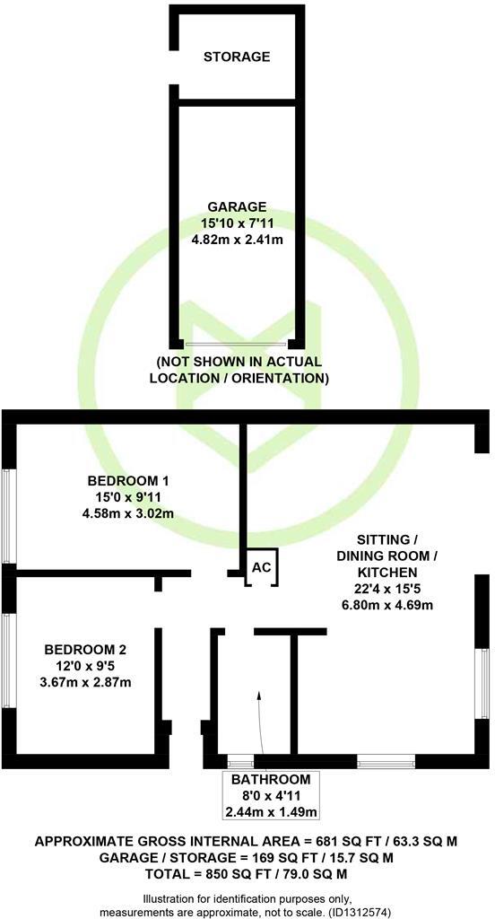 Brackley Way, Totton, Southampton floorplan