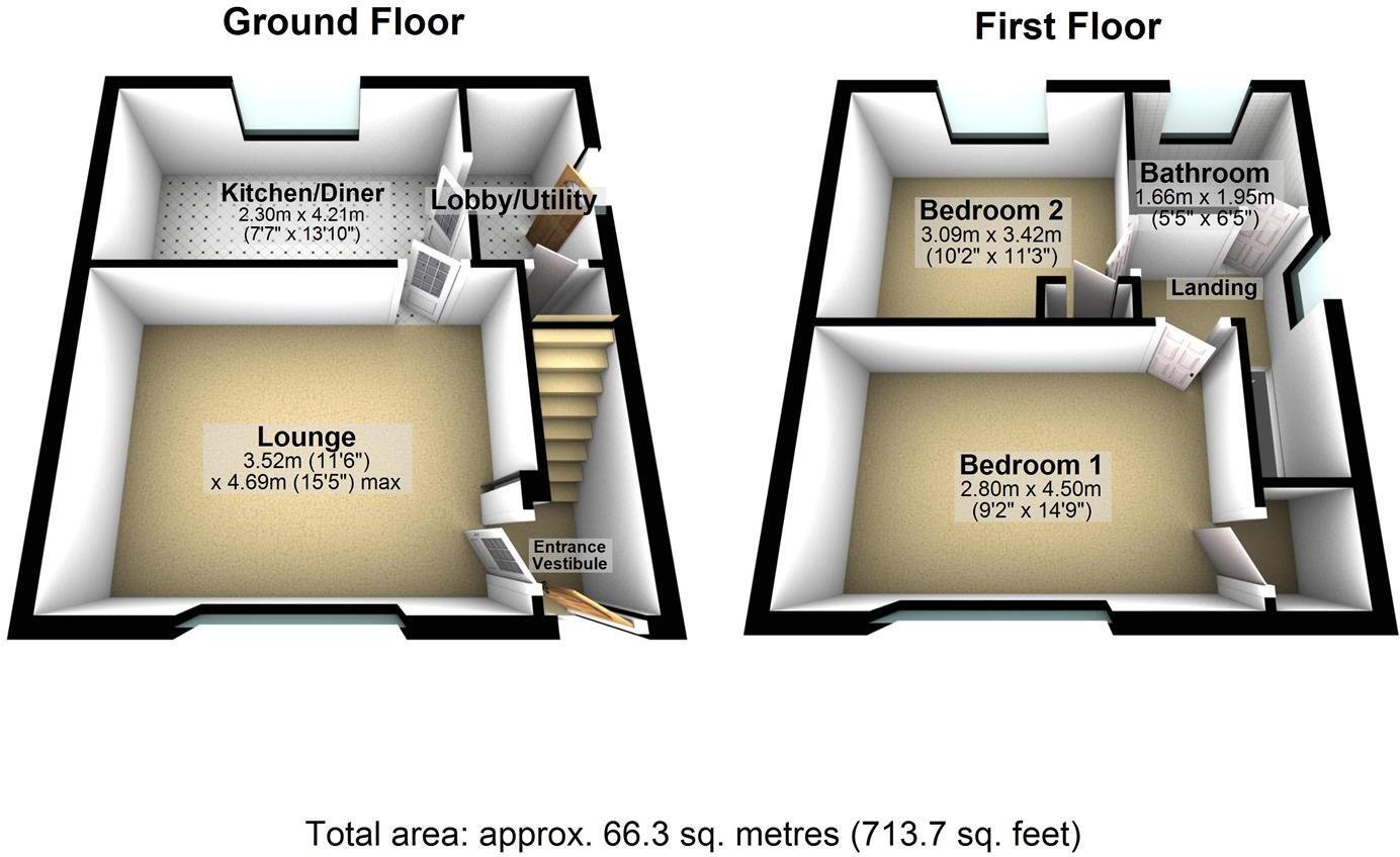 The Drive, Kippax, Leeds floorplan