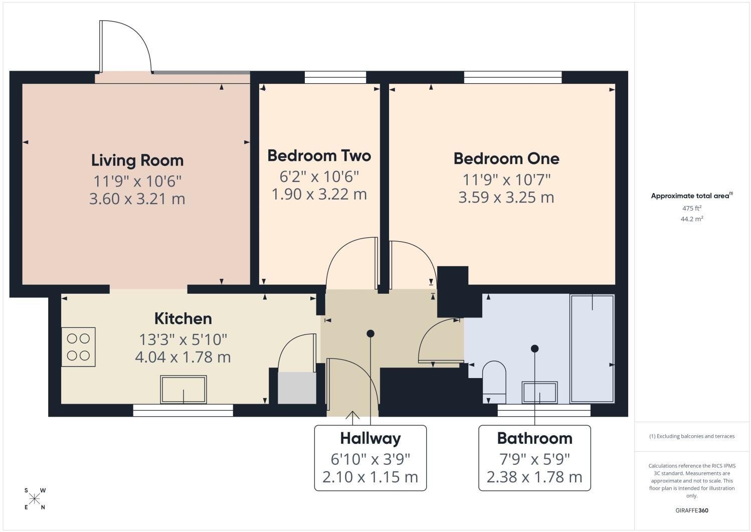 Benland, Bretton, Peterborough, PE3 8EE floorplan