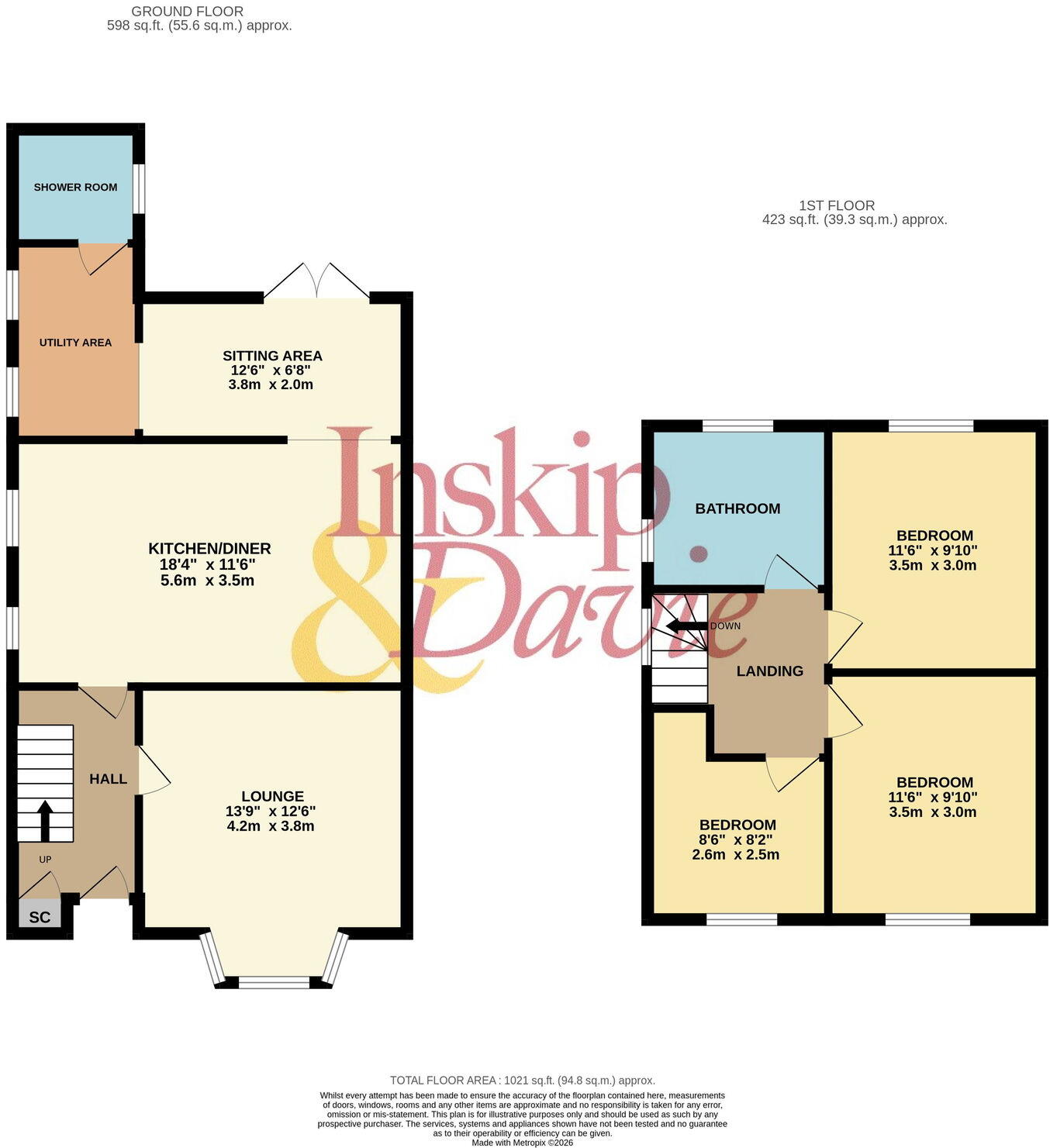 Belam Way, Sandy, SG19 1DB floorplan