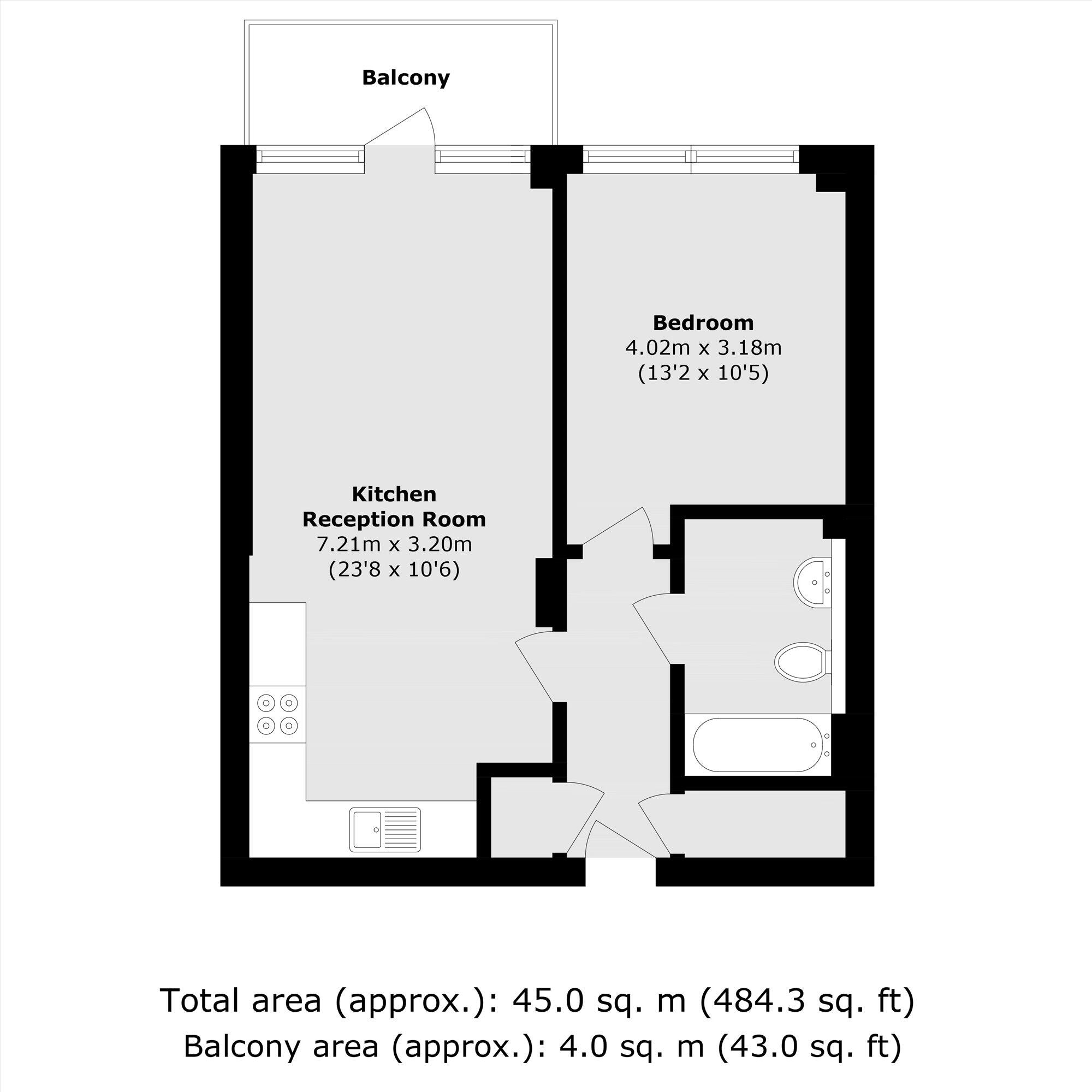 Iona Tower, Limehouse floorplan