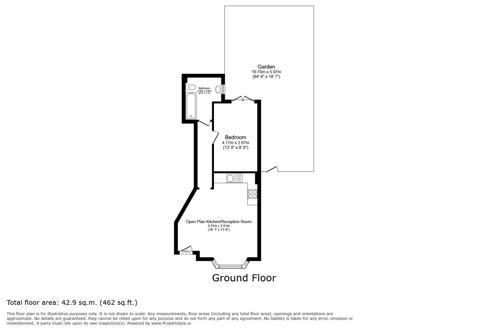 Albion Way, Lewisham, London, SE13 floorplan
