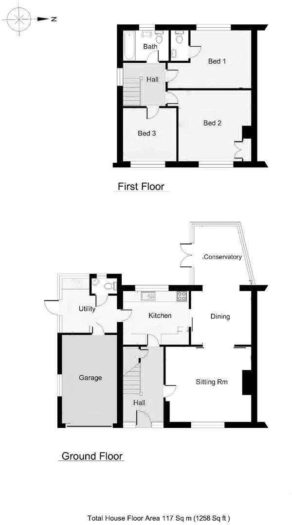 10 Chartwell Close, Church Stretton, SY6 6ES floorplan