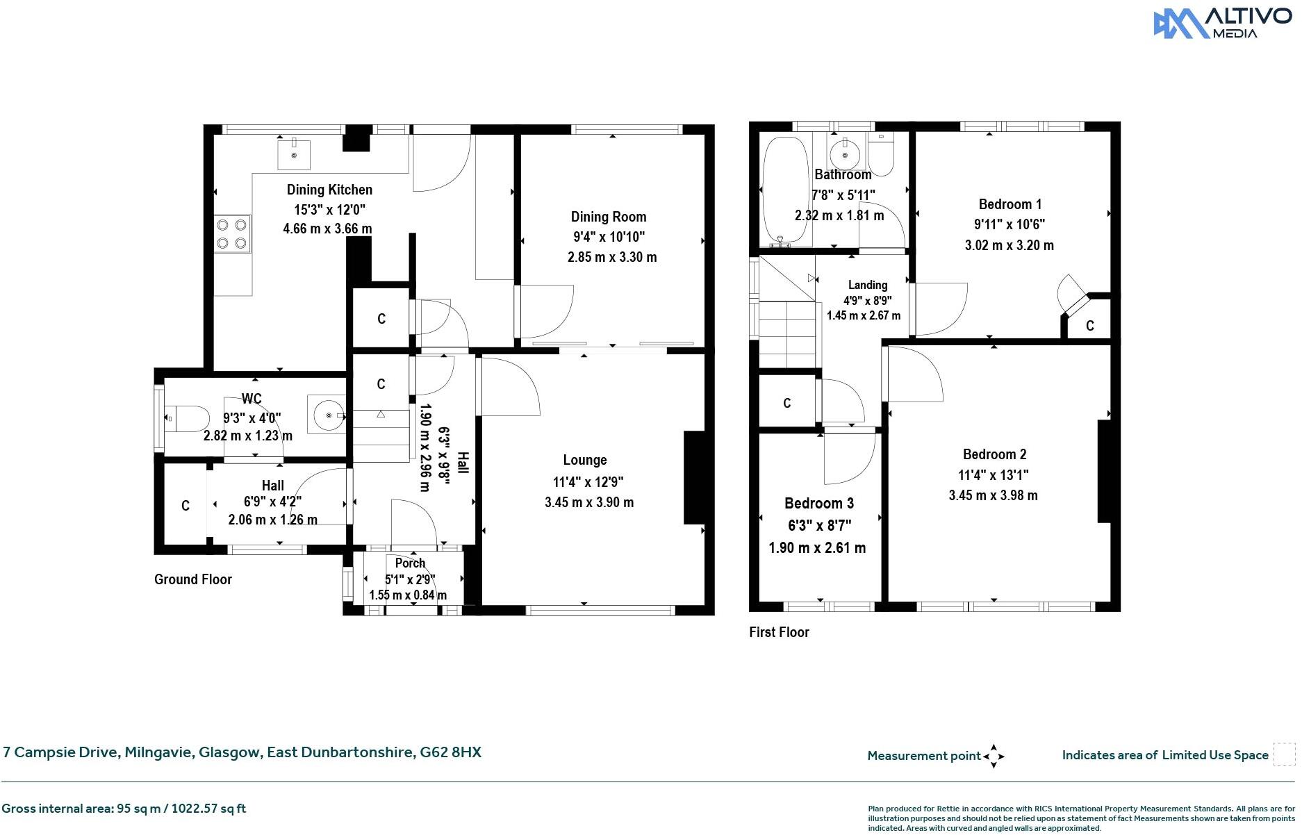 7, Campsie Drive, Milngavie floorplan