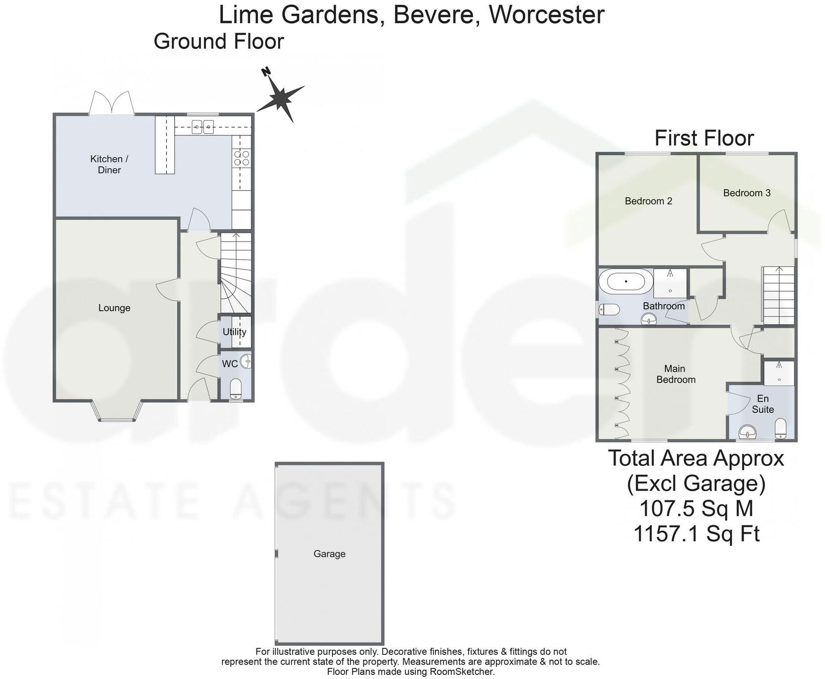 Lime Gardens, Bevere, WR3 floorplan