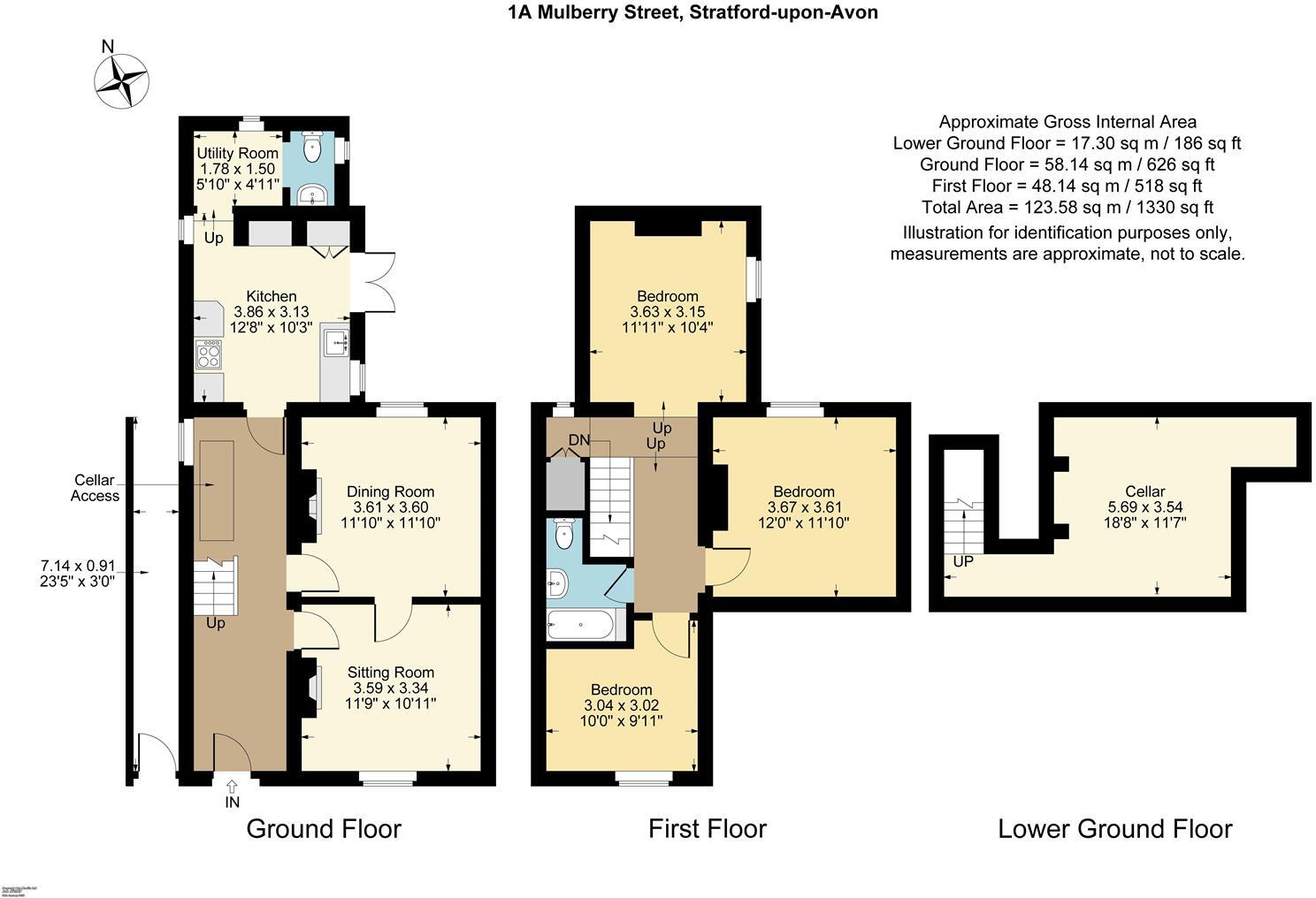 Mulberry Street, Stratford-upon-Avon floorplan
