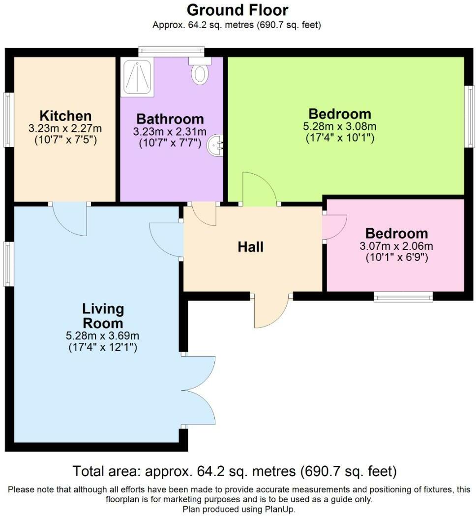Bradman Way, Stevenage floorplan