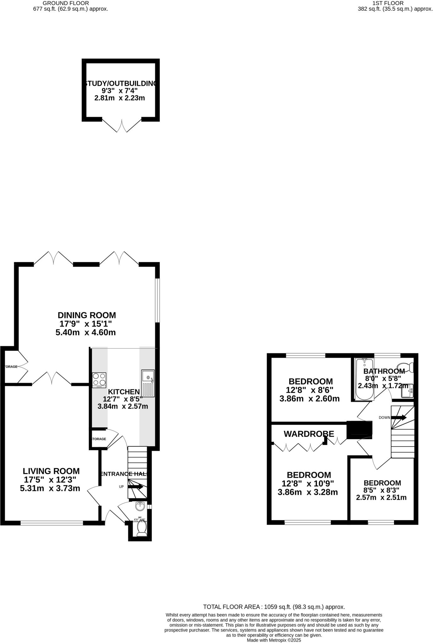 Ladies Grove, St. Albans, Hertfordshire, AL3 floorplan