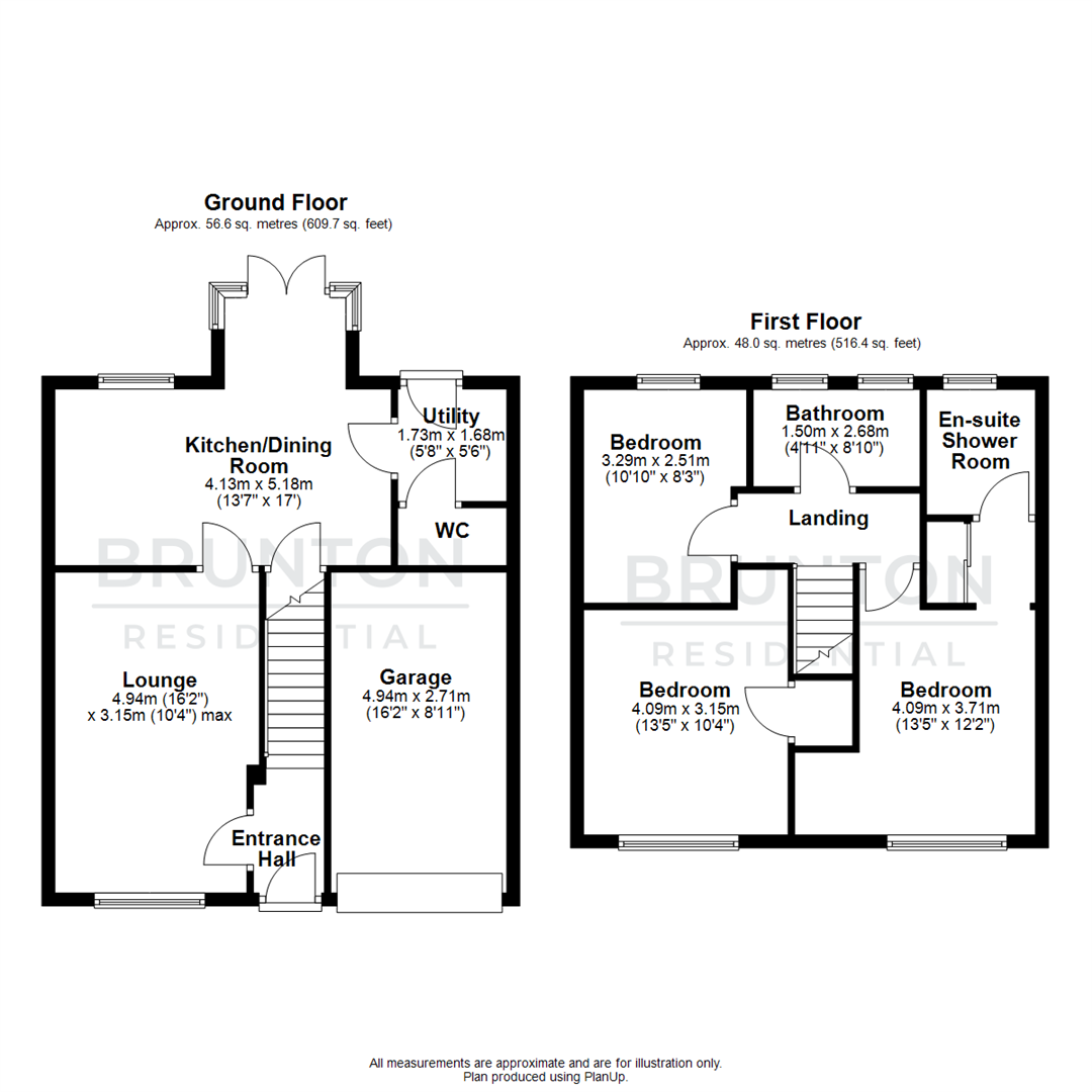 Orchard Way, Broadoaks, Bedlington, NE22 floorplan
