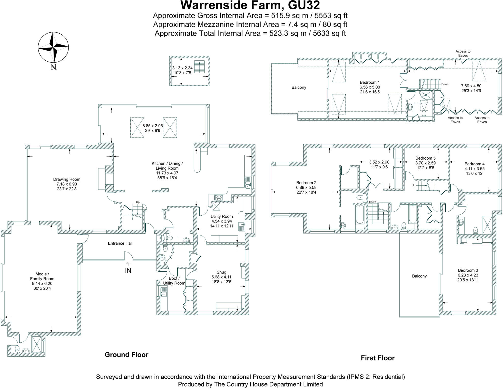 Priors Dean, Petersfield, Hampshire, GU32 floorplan