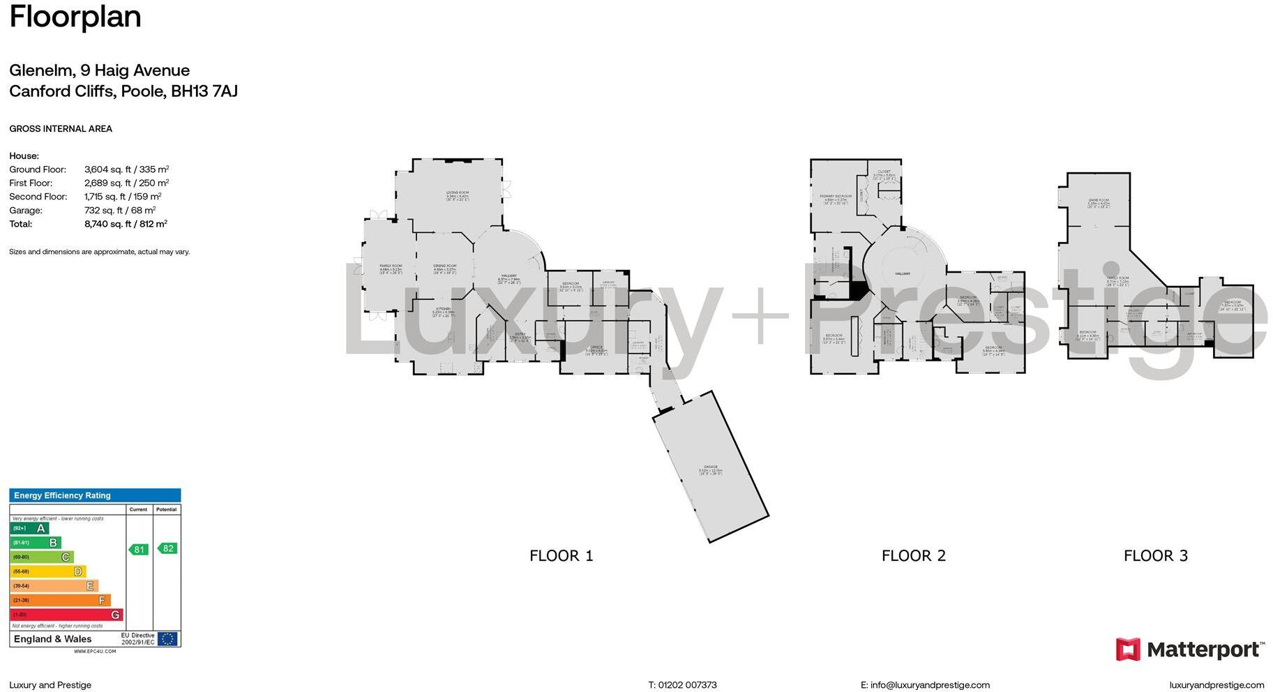 Haig Avenue, Canford Cliffs floorplan