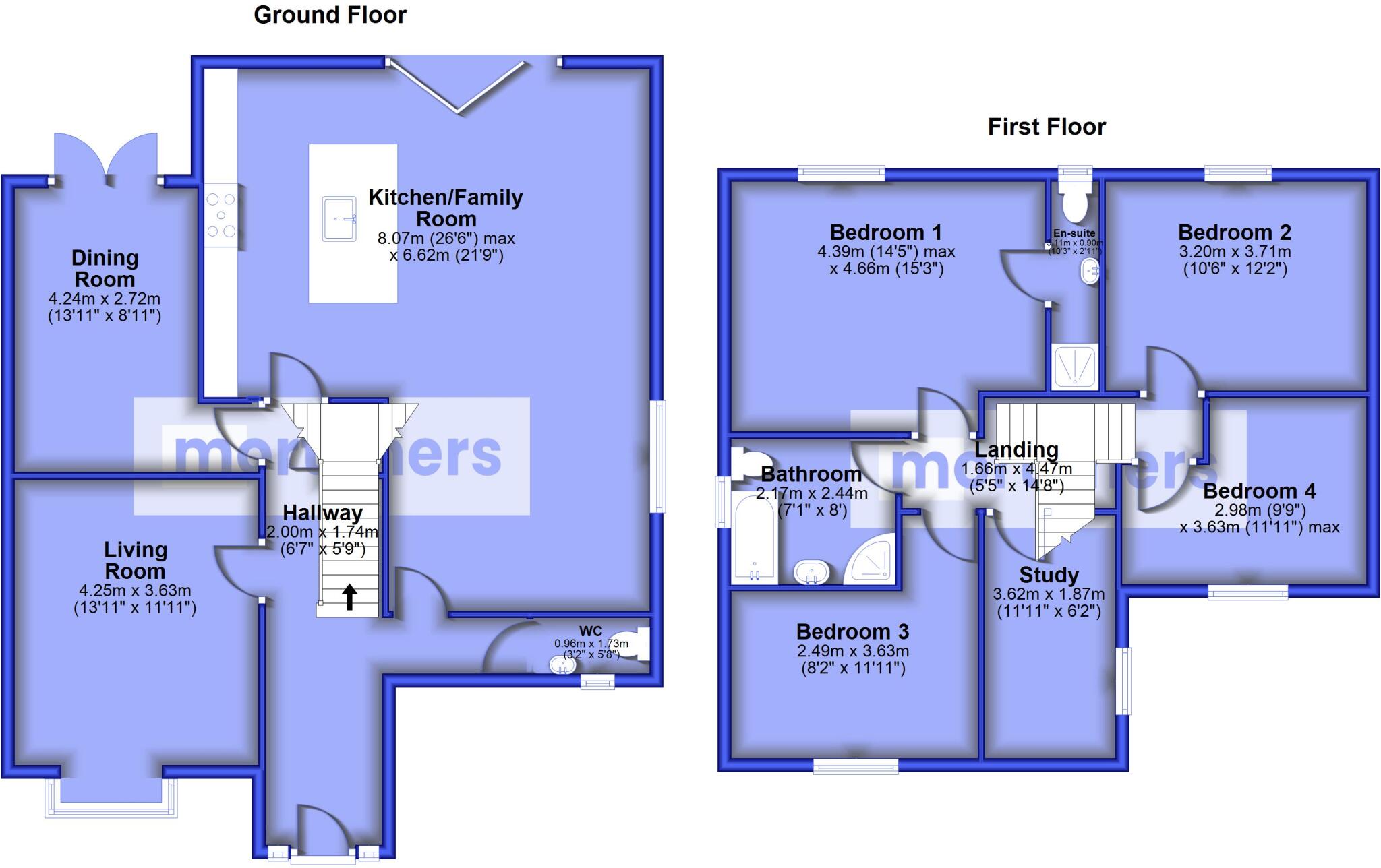 Millbrook Close, Wheelton, Chorley, Lancashire, PR6 floorplan