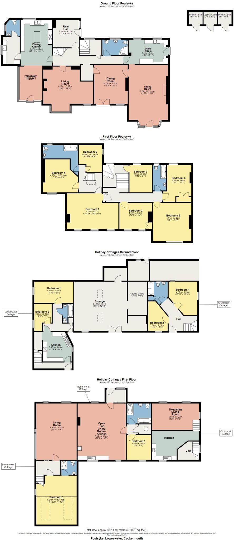 Foulsyke, Loweswater, Cockermouth, Cumbria, CA13 0RS floorplan