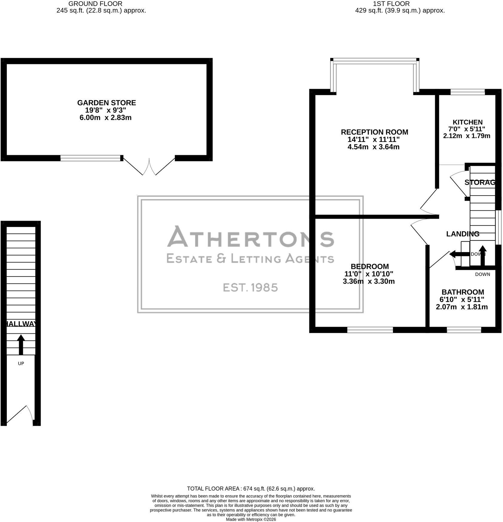 Jameson Road, Bournemouth, BH9 floorplan