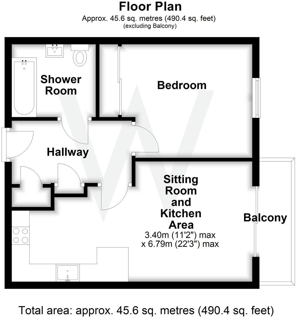 Constable Court, Fountain Way, Salisbury floorplan