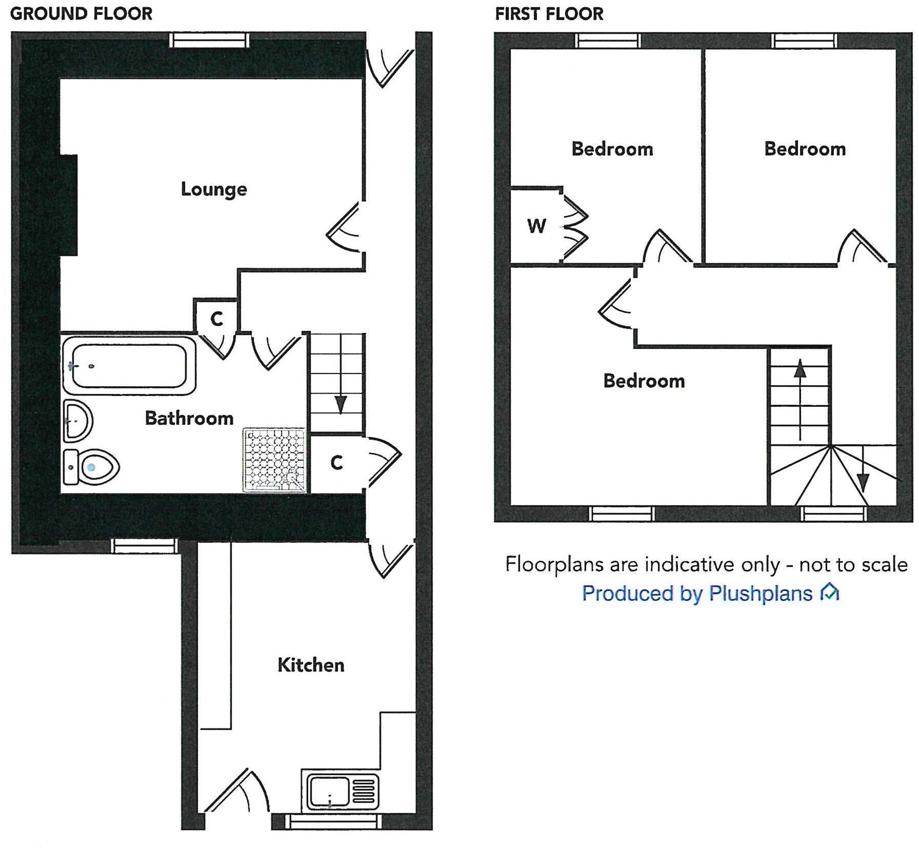 23 St. John Street, Whithorn, DG8 8PD floorplan
