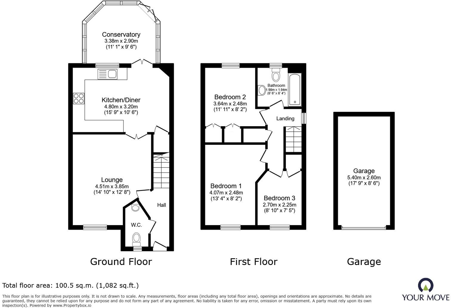 Sanders Close, Ilkeston, Derbyshire, DE7 floorplan