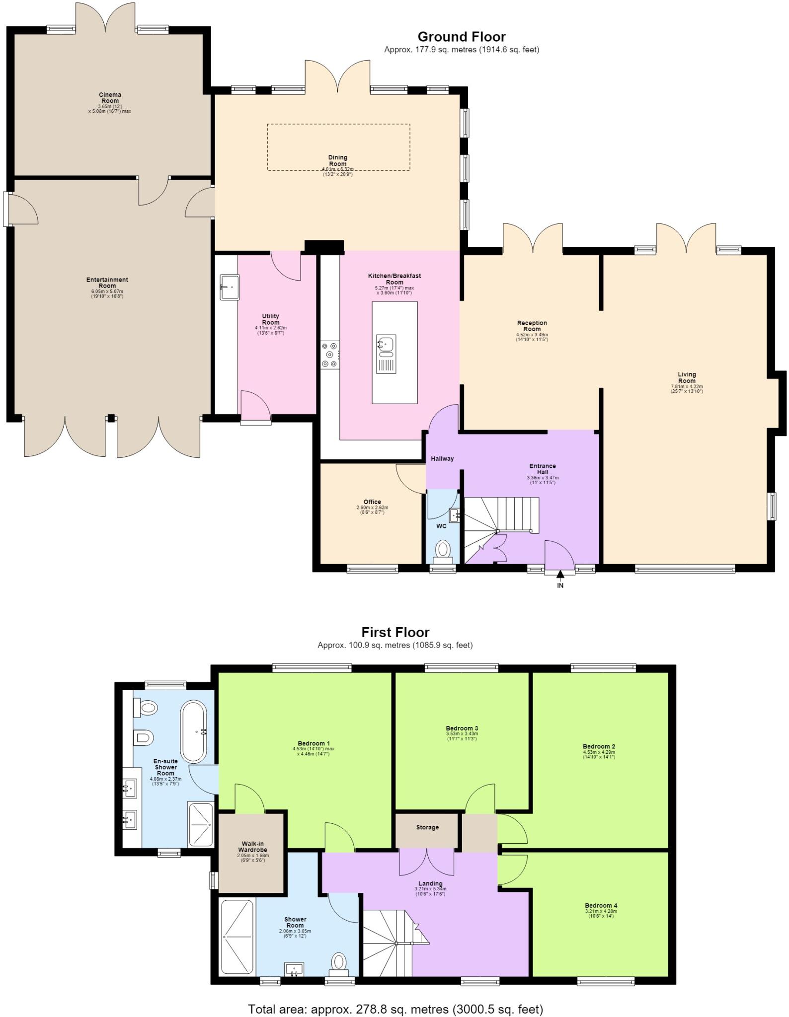 Sheethanger Lane, Felden, Hemel Hempstead, Hertfordshire, HP3 floorplan