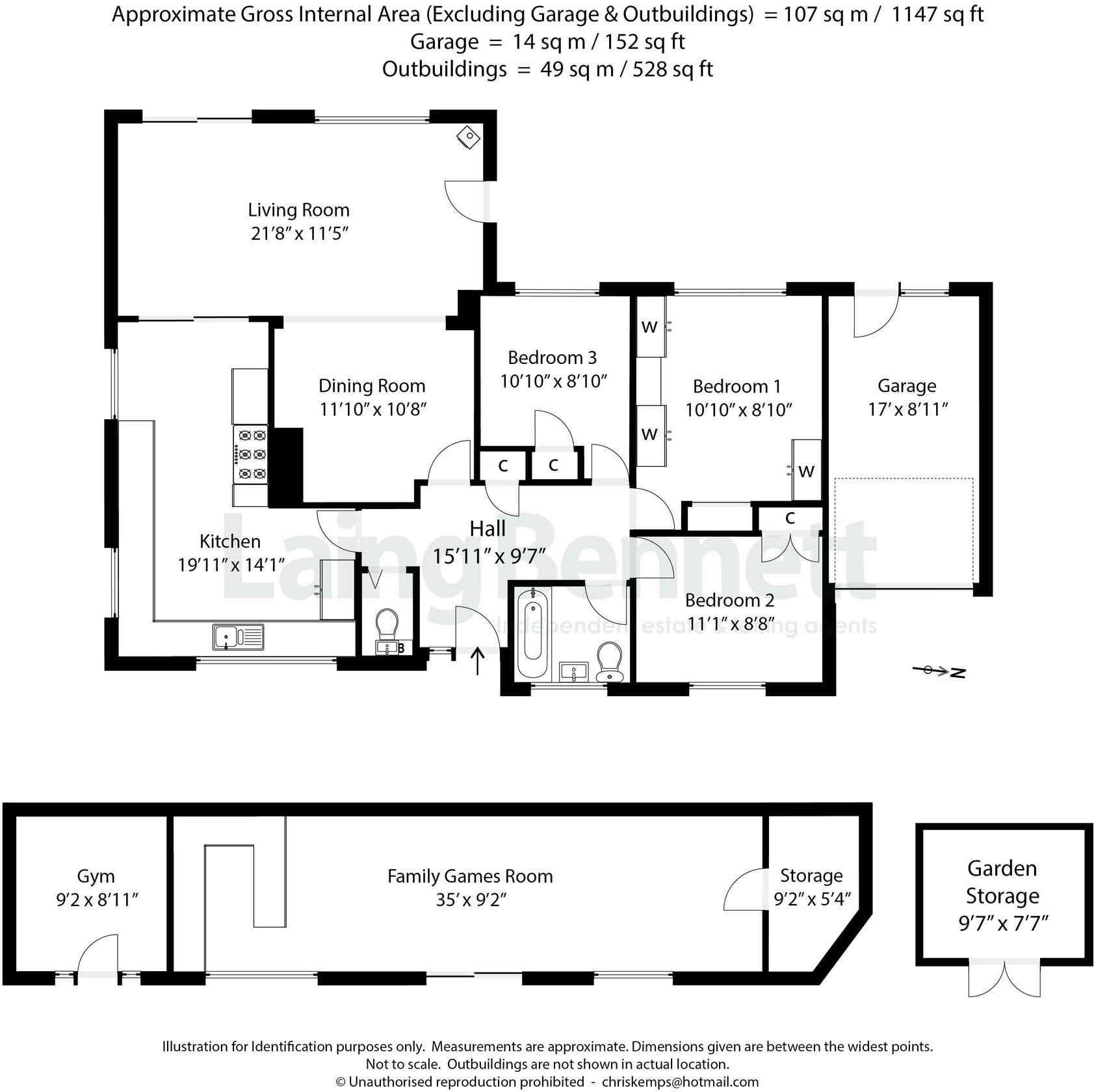 Canterbury Road, Etchinghill, CT18 floorplan