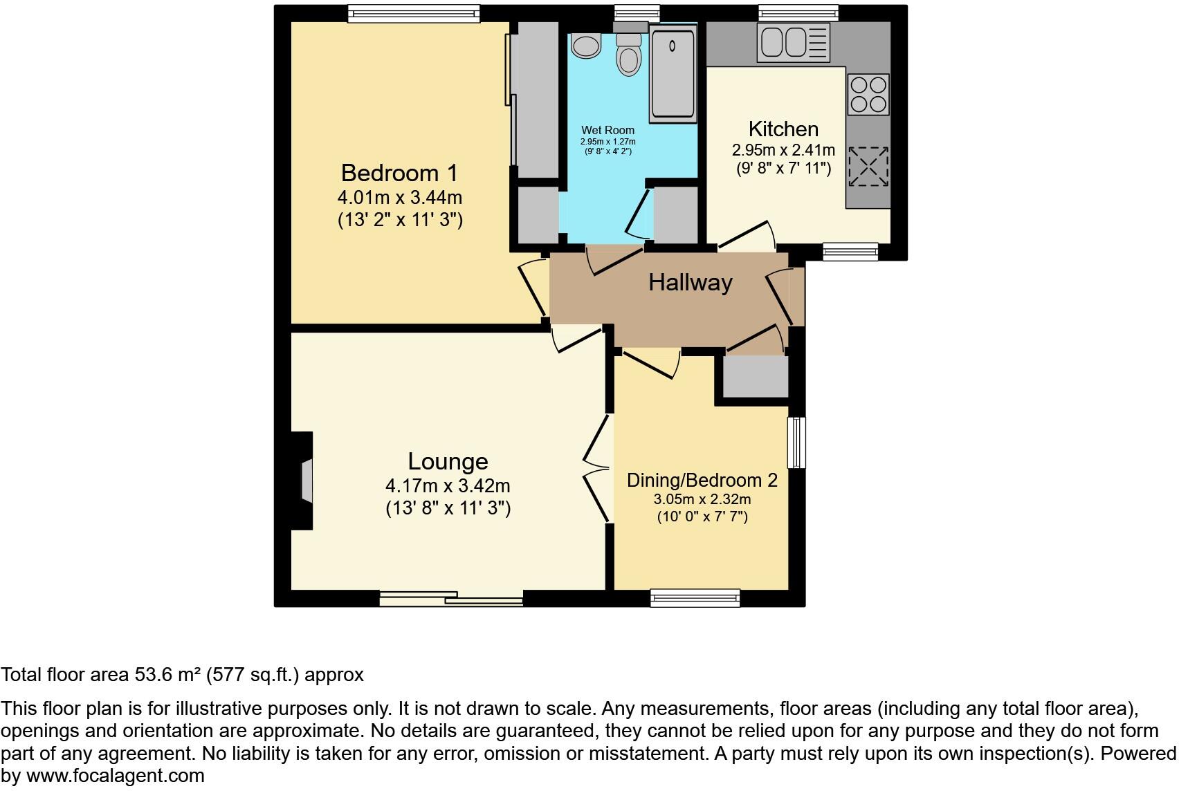 The Hawthorns, Lutterworth, LE17 floorplan
