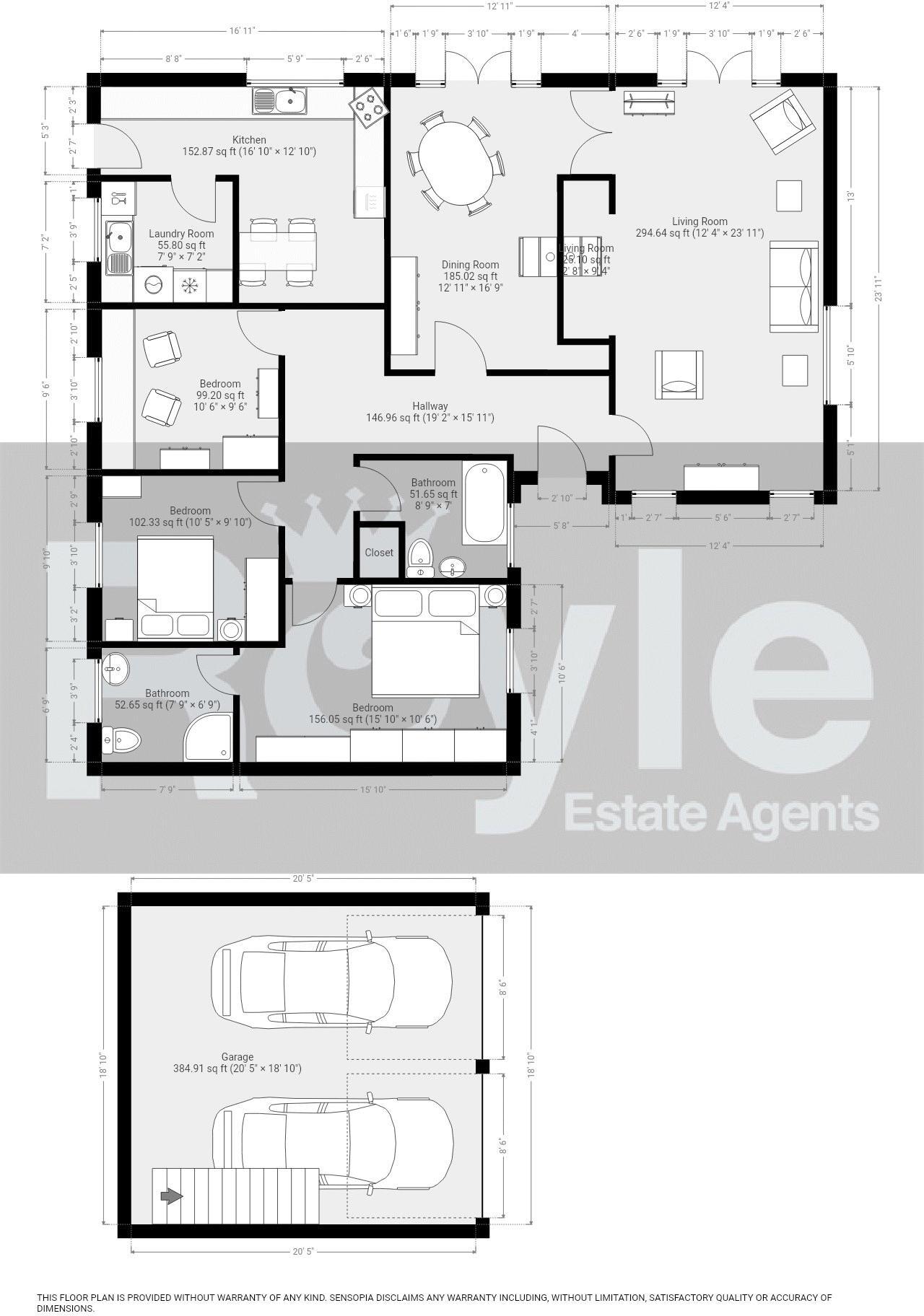 'Inglenook' Ingol Lane, Hambleton, Lancs FY6 9BJ floorplan
