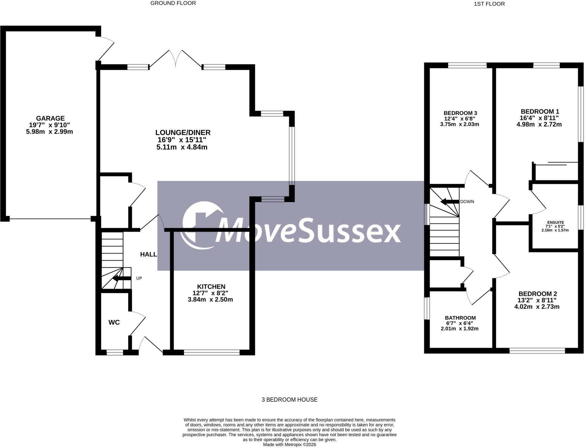 Birch Road, Polegate, East Sussex floorplan