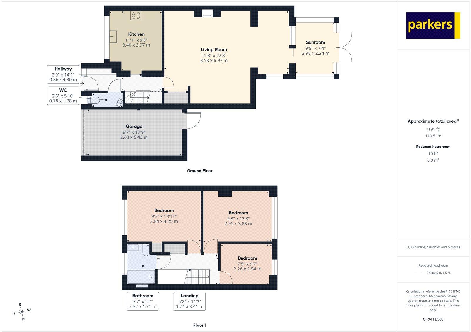 Aylsham Close, Tilehurst, Reading, Berkshire, RG30 floorplan