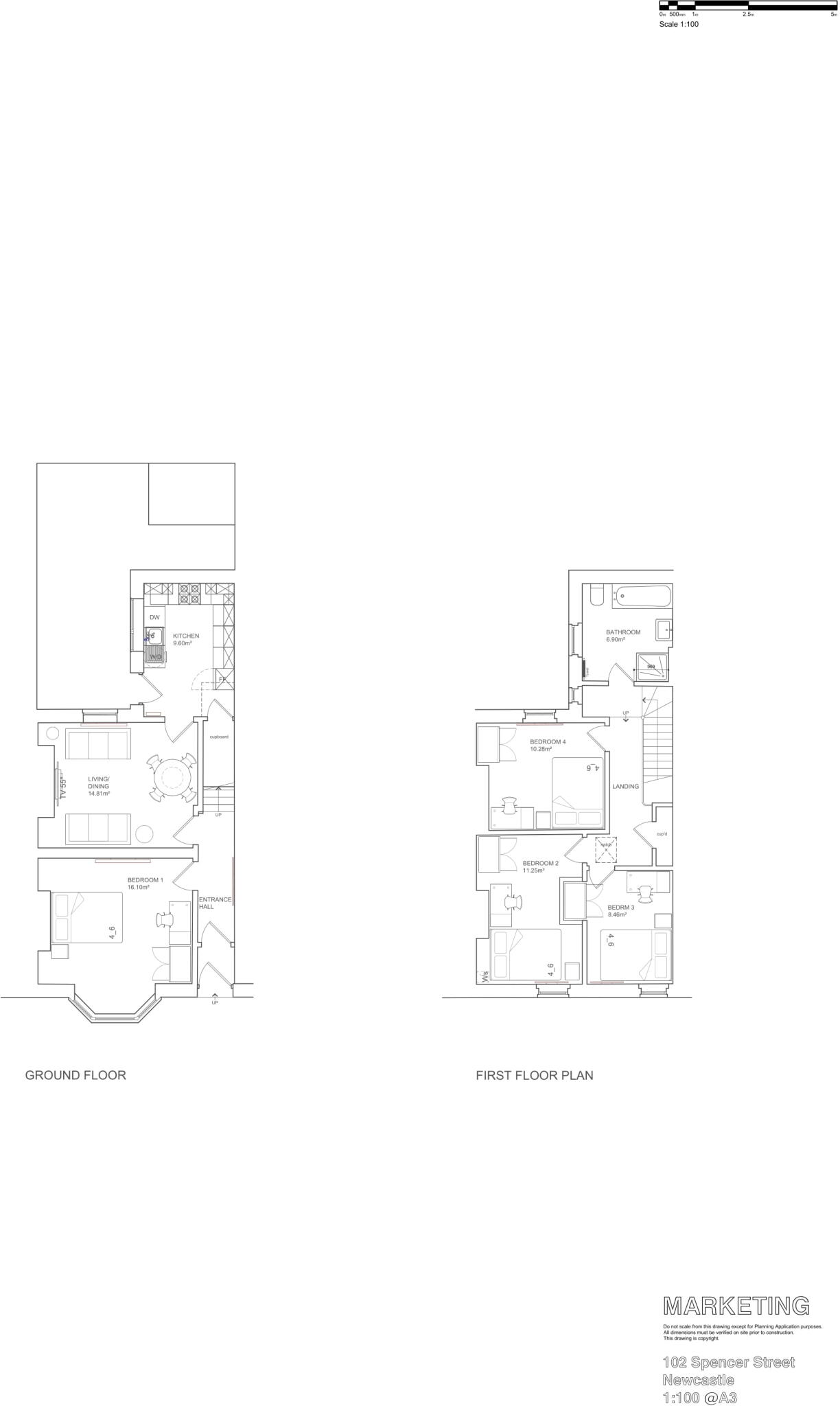 102 Spencer Street NE6 5DA floorplan